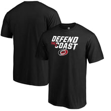 Load image into Gallery viewer, Carolina Hurricanes 2019 Stanley Cup Playoffs Eastern Conference Finals Bound Defend T-Shirt - Black NHL Guys Tee
