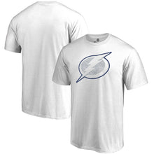 Load image into Gallery viewer, Tampa Bay Lightning White Out T-Shirt - White NHL Guys Tee

