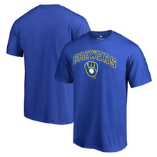 Load image into Gallery viewer, Milwaukee Brewers Cooperstown Collection Wahconah T-Shirt - Royal MLB Guys Tee
