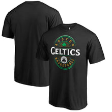 Load image into Gallery viewer, Boston Celtics Forever Lucky T-Shirt - Black NBA Guys Tee
