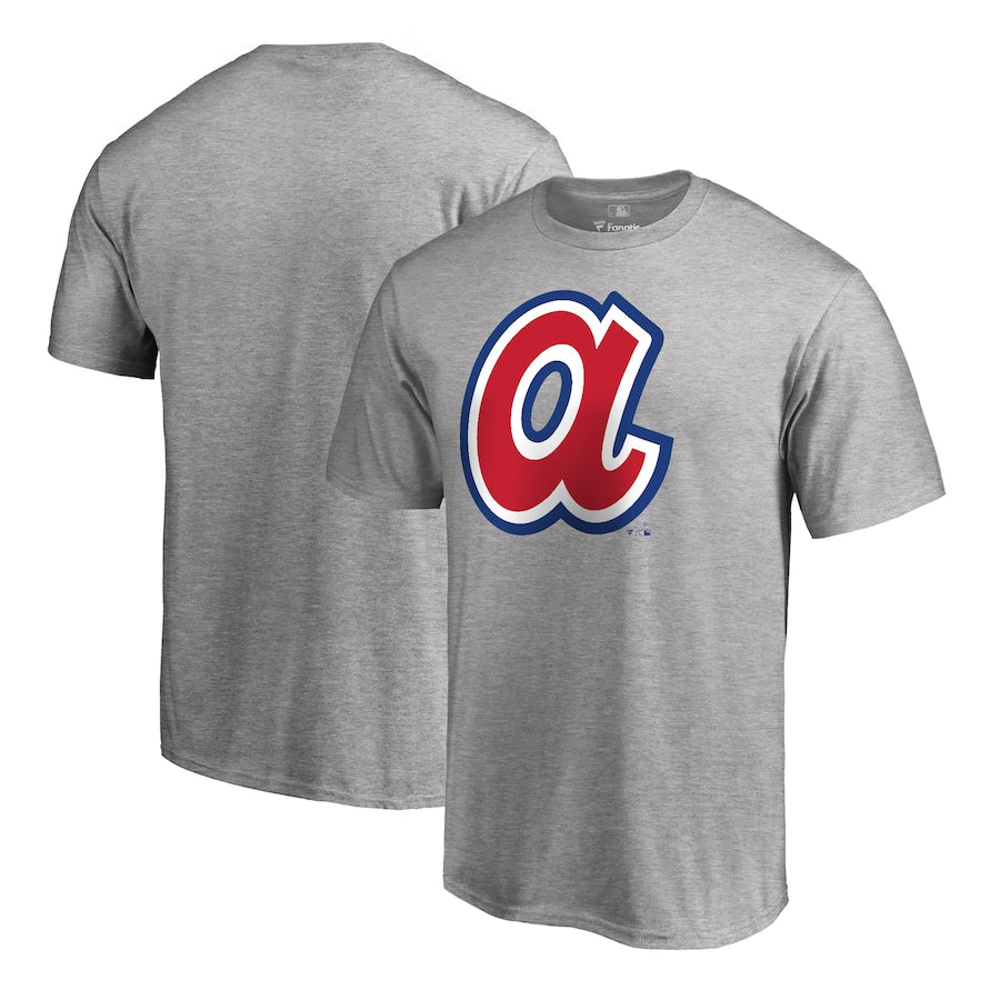 Atlanta Braves Cooperstown Collection Huntington T-Shirt - Ash MLB Guys Tee