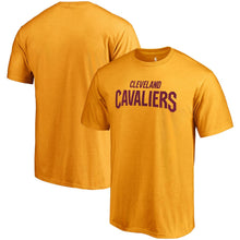 Load image into Gallery viewer, Cleveland Cavaliers Primary Wordmark T-Shirt - Gold NBA Guys Tee
