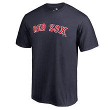 Load image into Gallery viewer, Boston Red Sox Team Wordmark T-Shirt - Navy MLB Guys Tee
