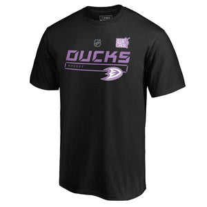 Anaheim Ducks 2020 Hockey Fights Cancer Prime T-Shirt - Black NHL Guys Tee