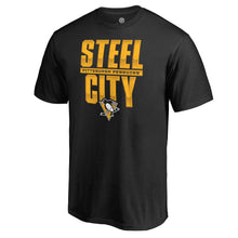Load image into Gallery viewer, Pittsburgh Penguins Hometown Collection Local T-Shirt - Black NHL Guys Tee
