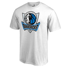 Load image into Gallery viewer, Dallas Mavericks Primary Logo T-Shirt - White NBA Guys Tee
