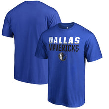 Load image into Gallery viewer, Dallas Mavericks Fade Out T-Shirt - Blue NBA Guys Tee
