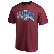 Load image into Gallery viewer, Colorado Avalanche Hometown Collection Local T-Shirt - Burgundy NHL Guys Tee
