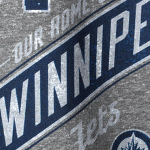 Load image into Gallery viewer, Winnipeg Jets Ccm Our Home Our Ice Tri-Blend T-Shirt - Gray NHL Guys Tee
