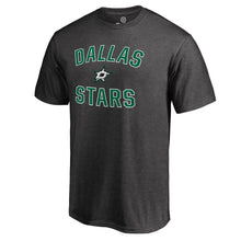 Load image into Gallery viewer, Dallas Stars Victory Arch T-Shirt - Heather Gray NHL Guys Tee
