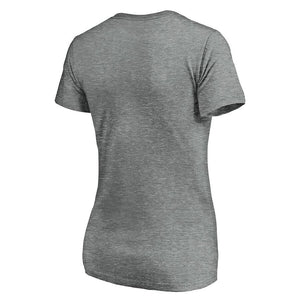 Baltimore Orioles Women's Showtime V-Neck T-Shirt - Heathered Gray MLB Ladies V-Neck