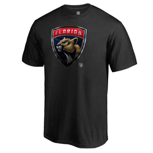 Florida Panthers Midnight Mascot T-Shirt - Black NHL Guys Tee