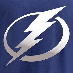 Tampa Bay Lightning Gradient Logo T-Shirt - Blue NHL Guys Tee