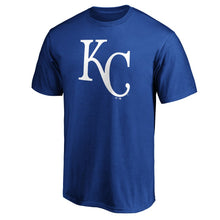 Load image into Gallery viewer, Kansas City Royals Official Logo T-Shirt - Royal MLB Guys Tee
