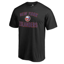 Load image into Gallery viewer, New York Islanders Victory Arch T-Shirt - Black NHL Guys Tee
