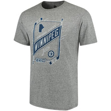 Load image into Gallery viewer, Winnipeg Jets Ccm Our Home Our Ice Tri-Blend T-Shirt - Gray NHL Guys Tee
