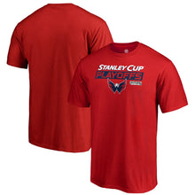 Load image into Gallery viewer, Washington Capitals 2019 Stanley Cup Playoffs Bound Body Checking T-Shirt - Red NHL Guys Tee
