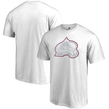 Load image into Gallery viewer, Colorado Avalanche White Out T-Shirt - White NHL Guys Tee

