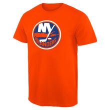 Load image into Gallery viewer, New York Islanders Team Primary Logo T-Shirt - Orange NHL Guys Tee
