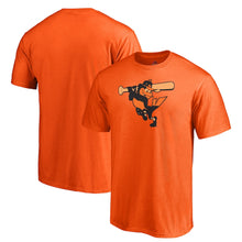 Load image into Gallery viewer, Baltimore Orioles Majestic 2018 Players&#39; Weekend T-Shirt - Orange MLB Guys Tee
