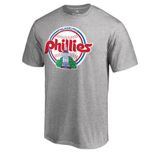 Load image into Gallery viewer, Philadelphia Phillies Cooperstown Collection Forbes T-Shirt - Ash MLB Guys Tee
