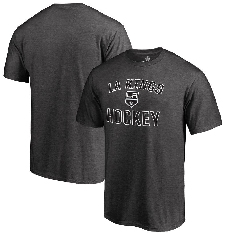 Los Angeles Kings Victory Arch T-Shirt - Heather Gray NHL Guys Tee