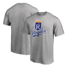 Load image into Gallery viewer, Kansas City Royals Cooperstown Collection Huntington T-Shirt - Ash MLB Guys Tee
