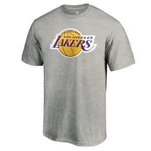 Lebron James Los Angeles Lakers Team Playmaker Name & Number T-Shirt - Heather Gray NBA Guys Tee