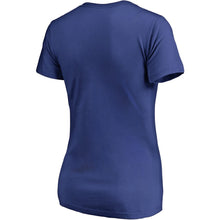 Load image into Gallery viewer, Los Angeles Dodgers Women's Plus Size Cooperstown Collection Huntington V-Neck T-Shirt - Royal MLB Ladies V-Neck
