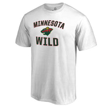 Load image into Gallery viewer, Minnesota Wild Victory Arch T-Shirt - White NHL Guys Tee
