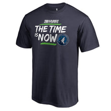 Load image into Gallery viewer, Minnesota Timberwolves 2018 Nba Playoffs Bet Slogan T-Shirt - Navy NBA Guys Tee
