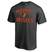 Load image into Gallery viewer, Baltimore Orioles Core Basics Victory Arch T-Shirt - Heathered Gray MLB Guys Tee
