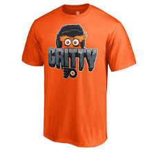 Load image into Gallery viewer, Philadelphia Flyers Go Gritty T-Shirt - Orange NHL Guys Tee
