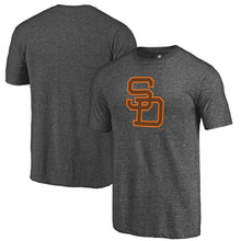 Load image into Gallery viewer, San Diego Padres Cooperstown Collection Huntington Tri-Blend T-Shirt - Gray MLB Guys Tee
