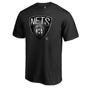 Brooklyn Nets Midnight Mascot T-Shirt - Black NBA Guys Tee