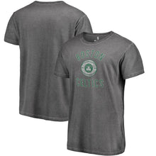 Load image into Gallery viewer, Boston Celtics Icon Shadow Washed T-Shirt - Black NBA Guys Tee
