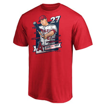 Load image into Gallery viewer, Mike Trout Los Angeles Angels 2019 Al Mvp T-Shirt - Red MLB Guys Tee
