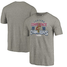 Load image into Gallery viewer, Cleveland Cavaliers 2018 Nba Finals Bound Catch And Shoot Tri-Blend T-Shirt - Gray NBA Guys Tee

