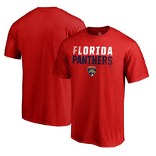 Load image into Gallery viewer, Florida Panthers Iconic Collection Fade Out T-Shirt - Red NHL Guys Tee
