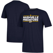 Load image into Gallery viewer, Nashville Predators Adidas Dassler Climalite Performance Raglan T-Shirt - Navy NHL Guys Tee
