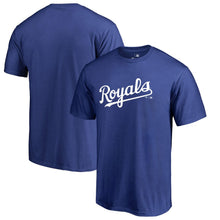 Load image into Gallery viewer, Kansas City Royals Team Wordmark T-Shirt - Royal MLB Guys Tee
