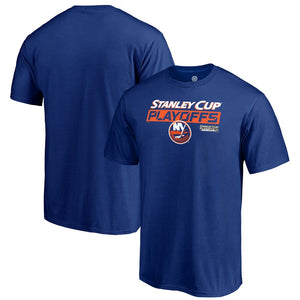 New York Islanders 2019 Stanley Cup Playoffs Bound Body Checking T-Shirt - Royal NHL Guys Tee