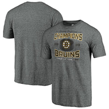 Load image into Gallery viewer, Boston Bruins 2019 Eastern Conference Champions Delay Of Game Tri-Blend T-Shirt - Gray NHL Guys Tee
