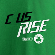 Load image into Gallery viewer, Boston Celtics 2019 Nba Playoffs Slogan T-Shirt - Green NBA Guys Tee
