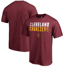 Load image into Gallery viewer, Cleveland Cavaliers Fade Out T-Shirt - Wine NBA Guys Tee
