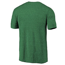 Load image into Gallery viewer, Boston Celtics Distressed Team Logo Tri-Blend Crew Neck T-Shirt - Heathered Green NBA Guys Tee
