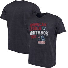 Load image into Gallery viewer, Chicago White Sox Threads Throwback Cooperstown Collection Tri-Blend T-Shirt - Navy MLB Guys Tee
