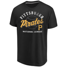 Load image into Gallery viewer, Pittsburgh Pirates Available T-Shirt - Black MLB Guys Tee
