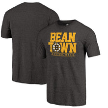 Load image into Gallery viewer, Boston Bruins Hometown Collection Tri-Blend T-Shirt - Black NHL Guys Tee
