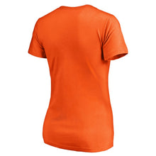 Load image into Gallery viewer, Chicago Bears Nfl Pro Line By Women's Primary Logo Team V-Neck T-Shirt - Orange NFL LADIES V-Neck
